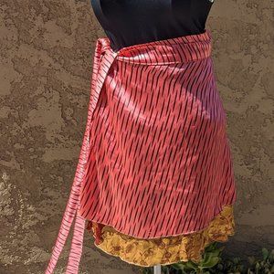 Silk Sari Wrap Skirt